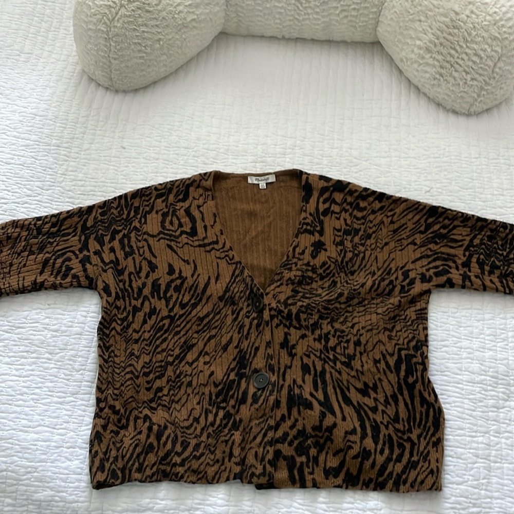 Madewell cheetah sweater